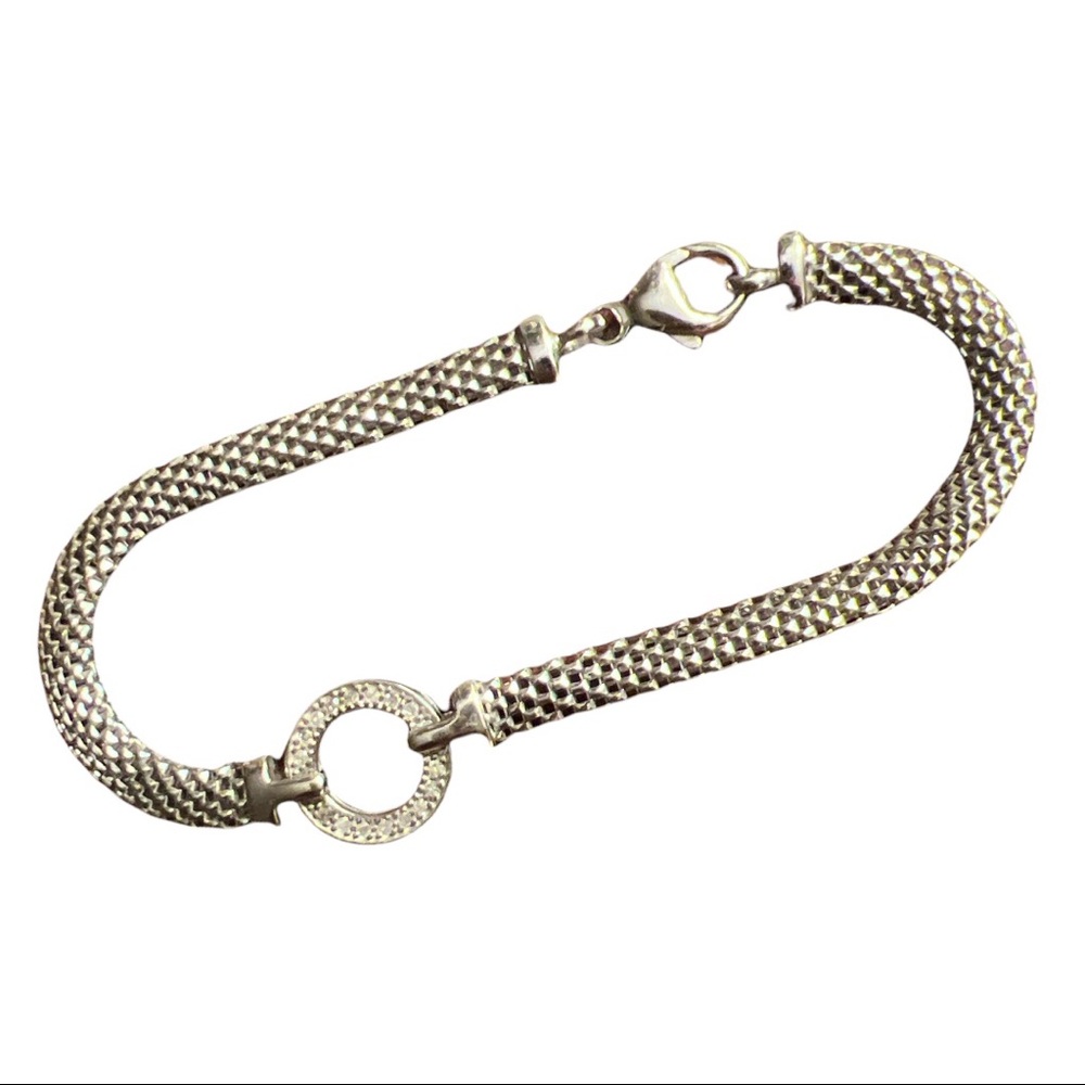 Diamond Accent Silver Bracelet